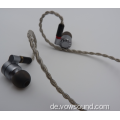 Hochauflösende Kopfhörer / Ohrhörer mit 3,5 mm Goldbuchse